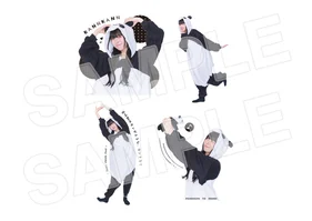 菅叶和 おカンさんといっしょ！ ダイカットステッカー4枚入りB 着ぐるみパジャマ ver.