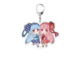 水玉姉妹　アクリルキーホルダー