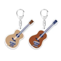【想い出アニソン同好会】ギター型アクリルキーホルダー(2種セット)