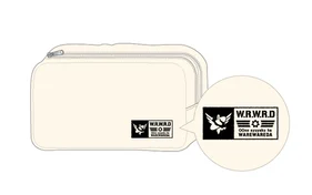 【一般販売】〇〇の主役は我々だ!エンブレムポーチ(ホワイト)