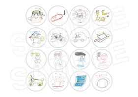 菅叶和のカンがえるな、カンじろ！志望遊戯 キャラクター制作カン ランダム缶バッジ