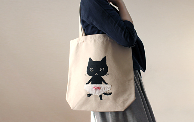 ホワイト ネイビー トートバッグ トートバッグ ユニセックス Tabeez(タビーズ) バイカラー 9101