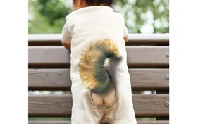 ミミックロンパース・フォックス/ナチュラル