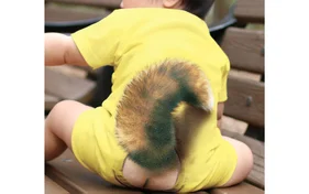 ミミックロンパース・フォックス/イエロー