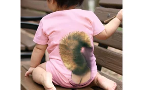 ミミックロンパース・フォックス/ピンク