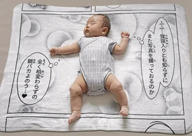 お昼寝コミックブランケット／狸寝入り