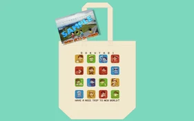 ぼくたびトートバッグ Bタイプ