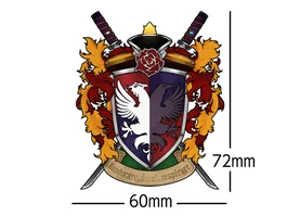 バラ園の紋章ステッカー