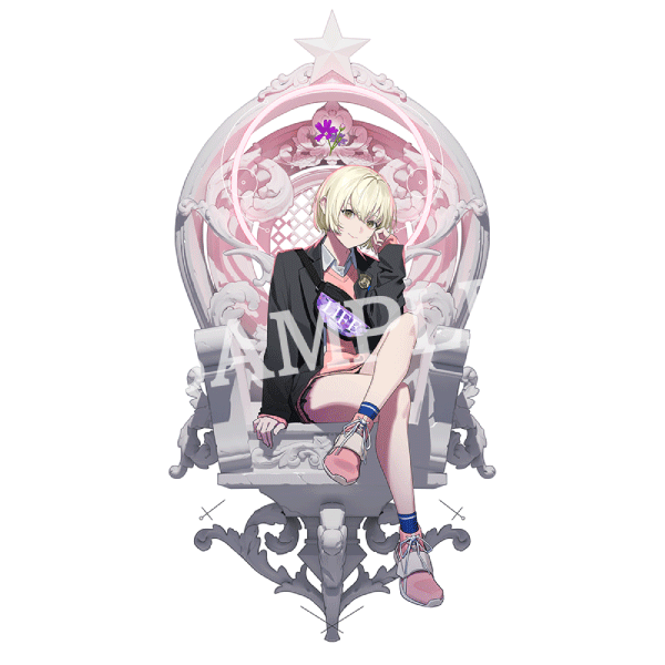 Caligula2／カリギュラ2 描き下ろし玉座イラスト アクリルスタンド 