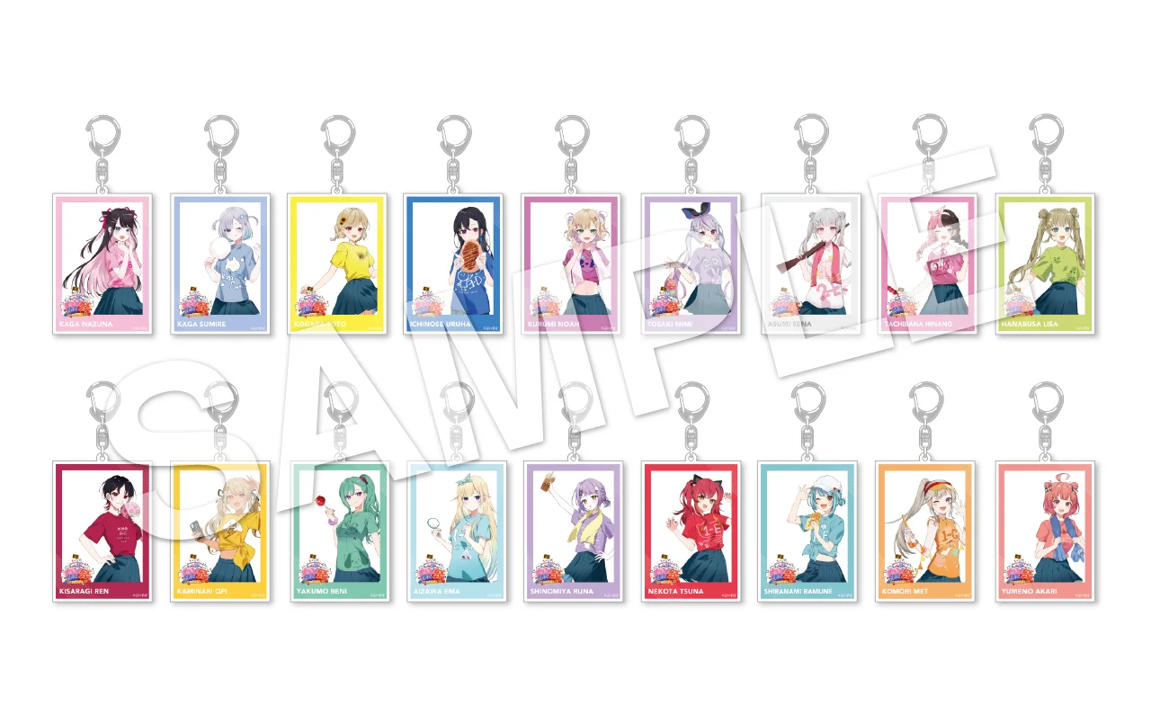 ぶいすぽっ！チェキ風アクリルキーホルダー（文化祭） | ドワンゴ 