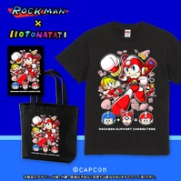 ロックマン×いい大人達コラボTシャツ「ROCKMAN Support Characters」