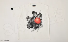 【ストリートファイター】ベガ×青森りんご　サイコパワー　スーベニアTシャツ