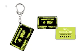 灰とカセットテープ アクリルチャーム(カセットテープ) B