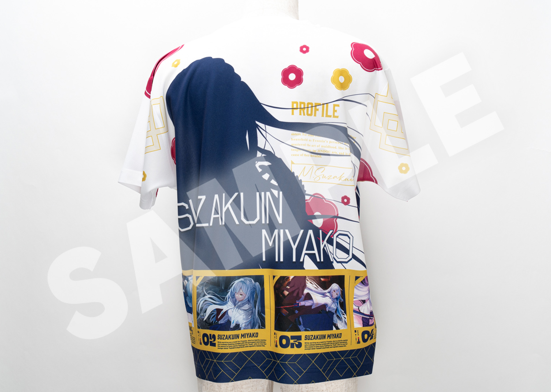CRYSTALiA フルグラフィックTシャツ 朱雀院 都子【朱雀四重奏