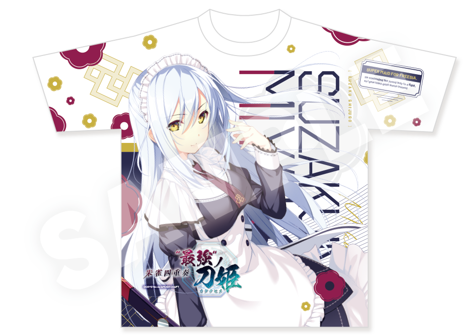 CRYSTALiA フルグラフィックTシャツ 朱雀院 都子【朱雀四重奏