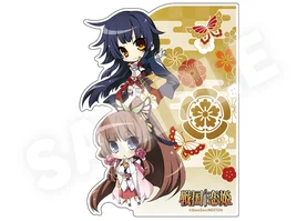 戦国†恋姫 アクリル本棚差しプレート 久遠＆結菜