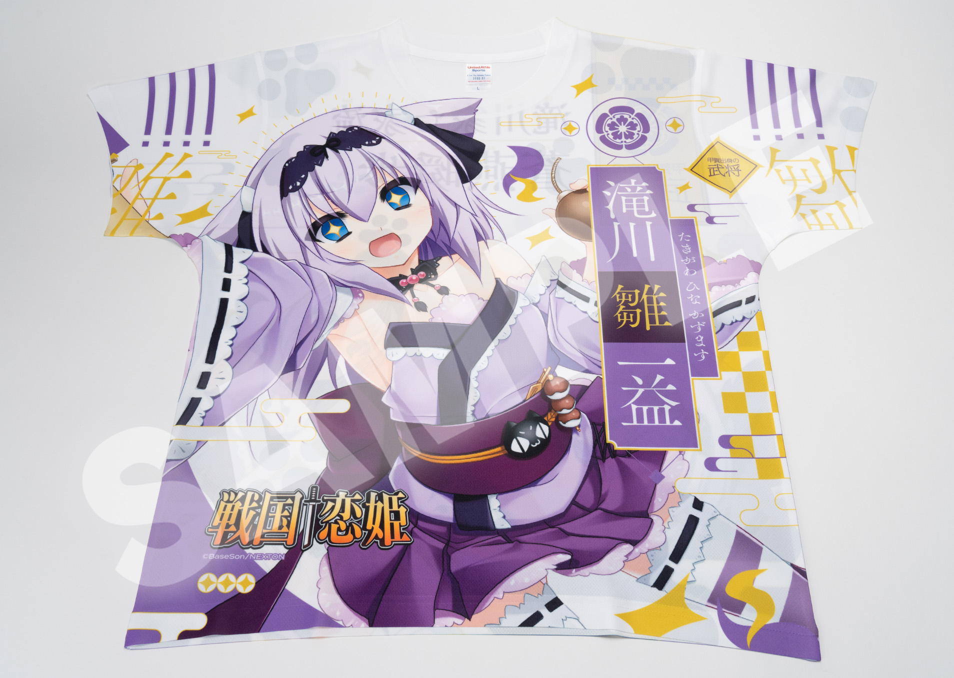 戦国恋姫 トレーディングストラップ シリーズ1 戦国†恋姫 フルグラフィックTシャツ 滝川 雛 一益 | ドワンゴ