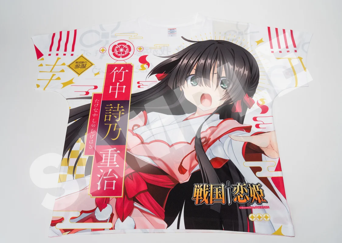 戦国†恋姫 フルグラフィックTシャツ 竹中 詩乃 重治 | ドワンゴ 