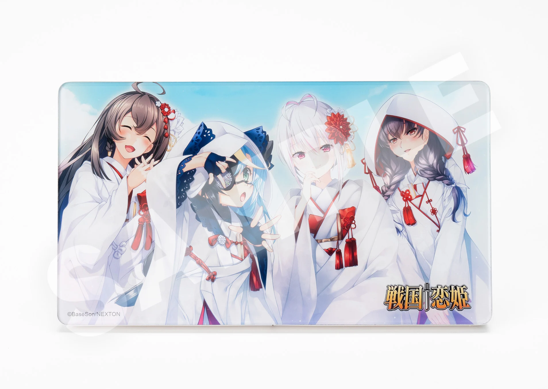 戦国†恋姫 アクリルフォトパネル 白無垢集合（寿水＆龍巳＆鳳蝶＆喜重 