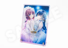 戦国†恋姫 アクリルクロック 織田 久遠 信長&斎藤 結菜 帰蝶