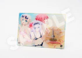 戦国†恋姫 アクリルクロック 三若（佐々 和奏 成政＆前田 犬子 利家＆滝川 雛 一益）