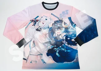 戦国†恋姫 フルグラフィックロングTシャツ 佐竹 鳳蝶 義重＆伊達 龍巳 政宗