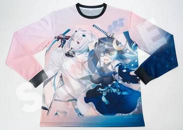 戦国†恋姫 フルグラフィックロングTシャツ 佐竹 鳳蝶 義重＆伊達 龍巳 政宗