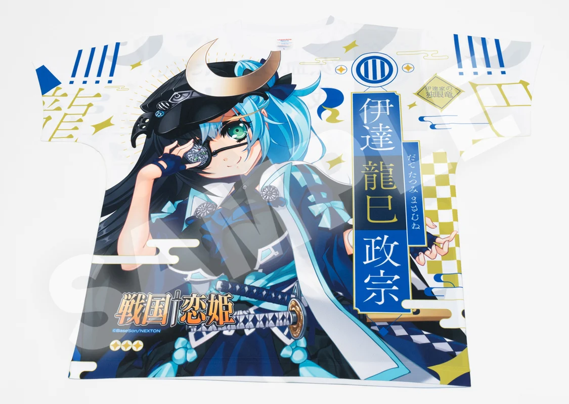 戦国†恋姫 フルグラフィックTシャツ 伊達 龍巳 政宗 | ドワンゴ 
