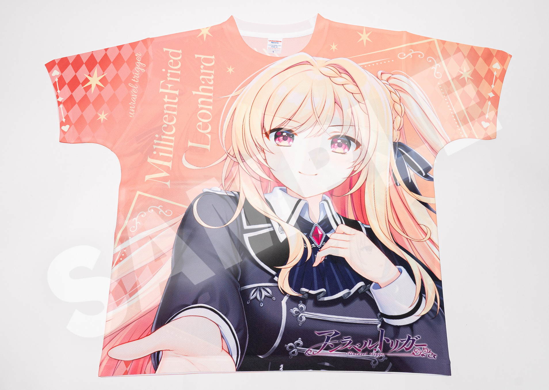 アンラベル・トリガー】フルグラフィックTシャツ ミリセント