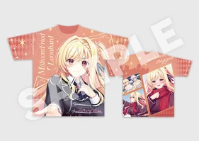 【アンラベル・トリガー】フルグラフィックTシャツ ミリセント・フリード・レオンハルト