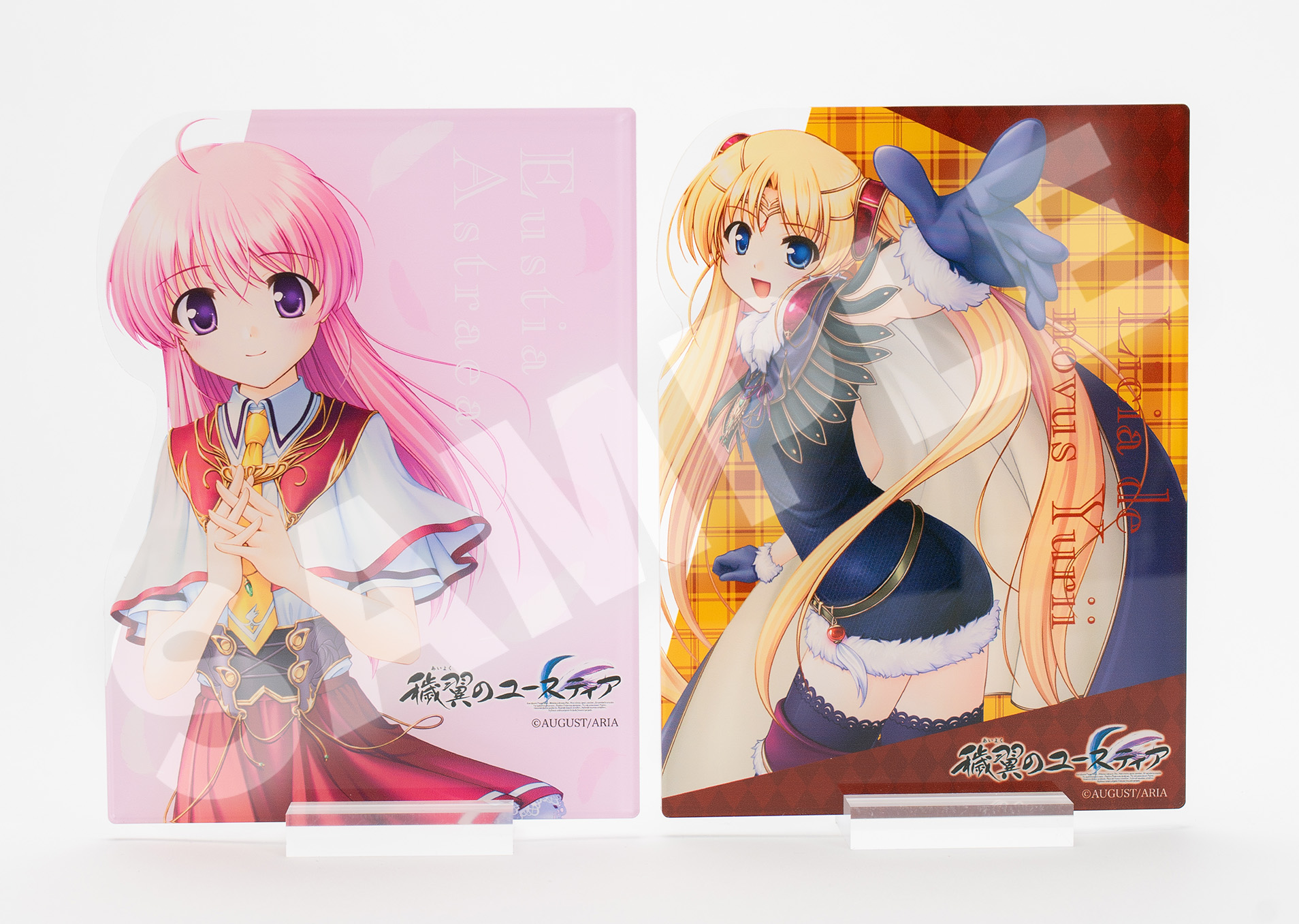 穢翼のユースティア】アクリル本棚差しプレート ユースティア