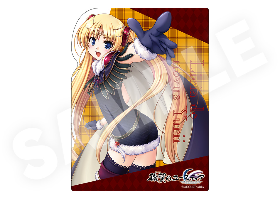 穢翼のユースティア】アクリル本棚差しプレート リシア・ド