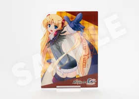 【穢翼のユースティア】アクリル本棚差しプレート リシア・ド・ノーヴァス・ユーリィ