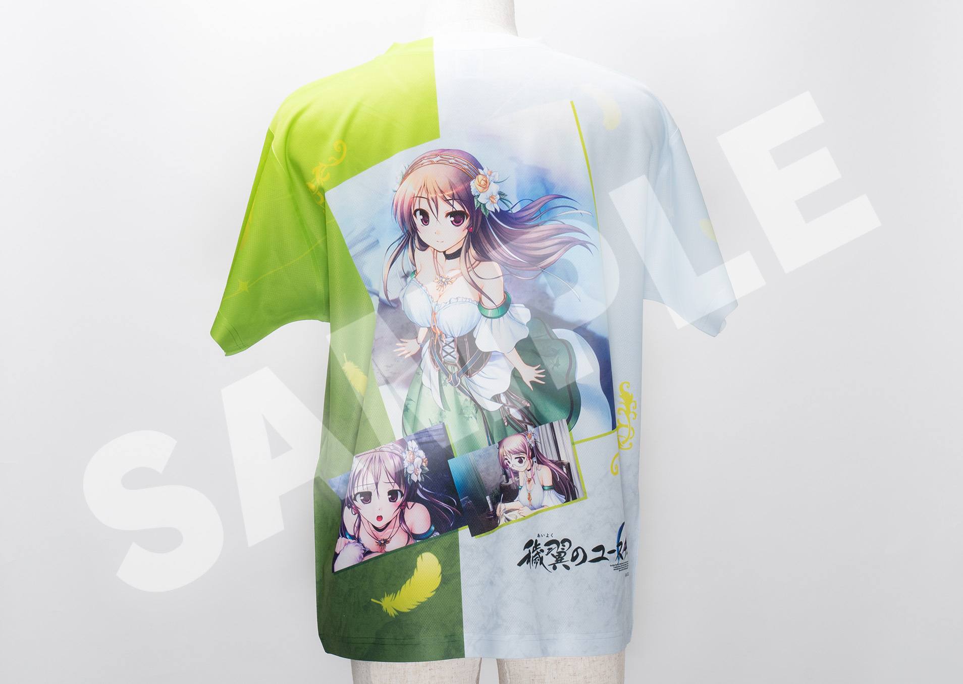 穢翼のユースティア】フルグラフィックTシャツ エリス・フローラリア
