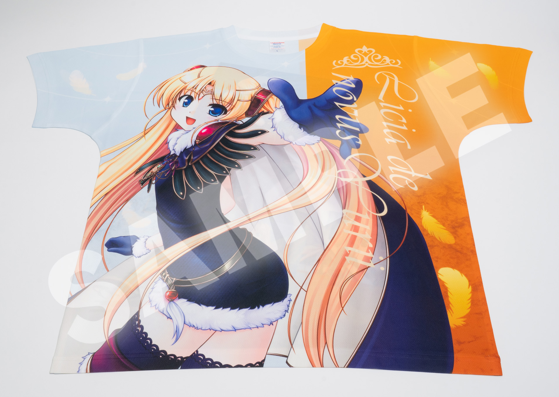 穢翼のユースティア】フルグラフィックTシャツ リシア・ド・ノーヴァス