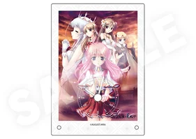 【穢翼のユースティア】アクリルクロック メインビジュアル