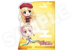 【千の刃濤、桃花染の皇姫】アクリル本棚差しプレート 鴇田 奏海＆エルザ・ヴァレンタイン