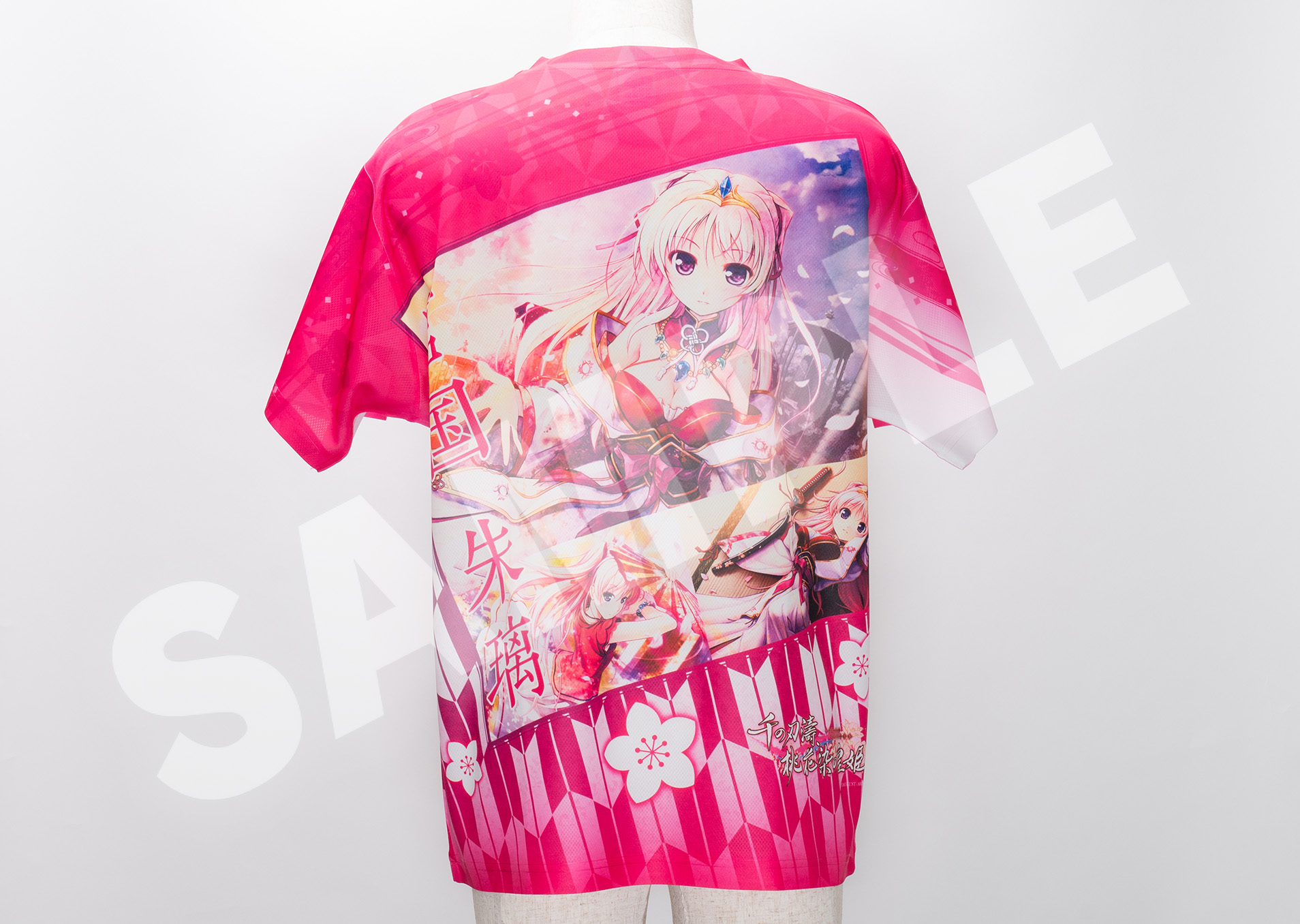 千の刃濤、桃花染の皇姫】フルグラフィックTシャツ 宮国 朱璃