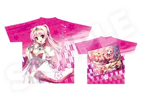 【千の刃濤、桃花染の皇姫】フルグラフィックTシャツ 宮国 朱璃