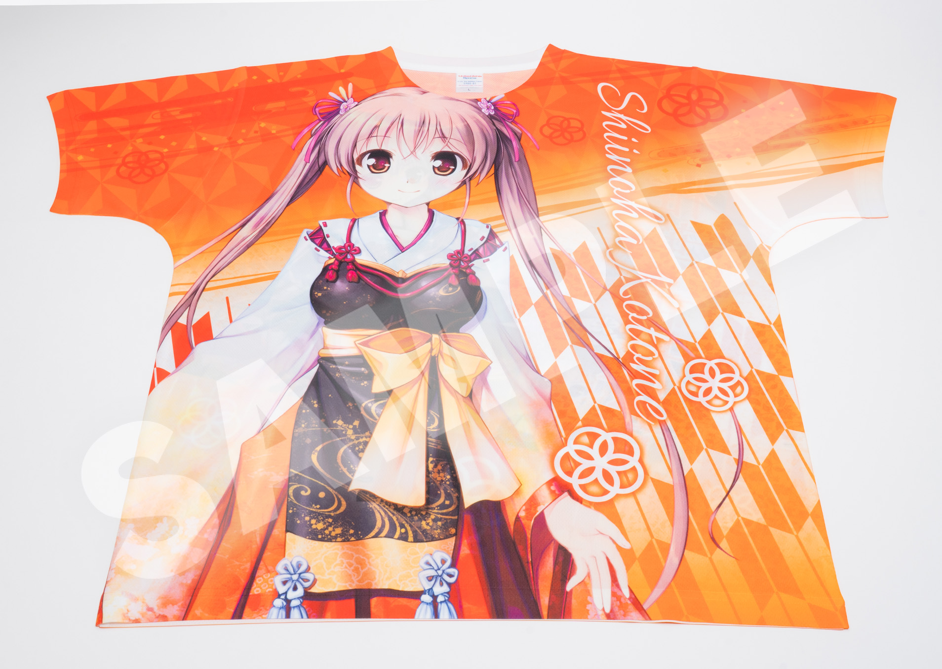 千の刃濤、桃花染の皇姫】フルグラフィックTシャツ 椎葉 古杜音