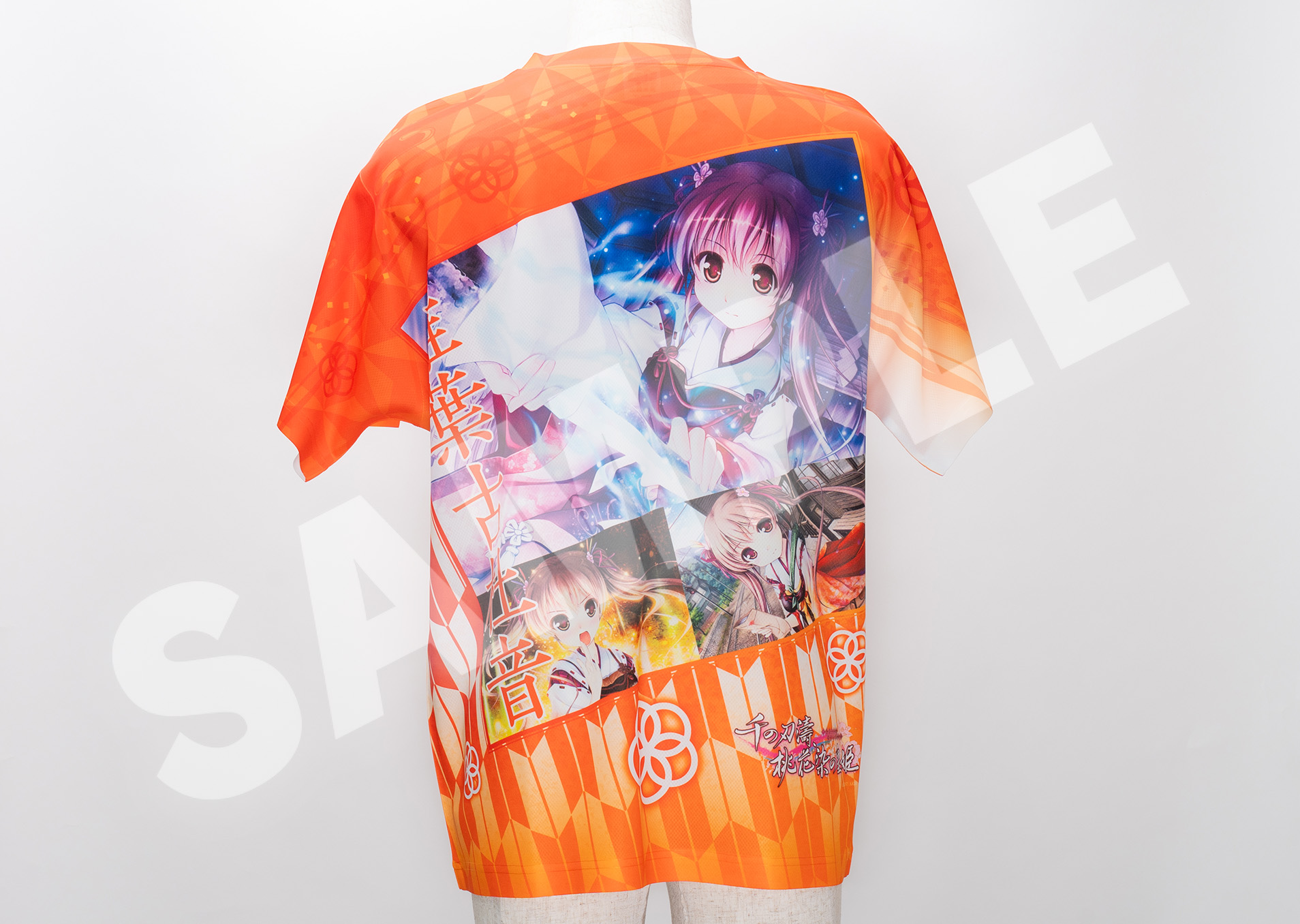 千の刃濤、桃花染の皇姫】フルグラフィックTシャツ 椎葉 古杜音