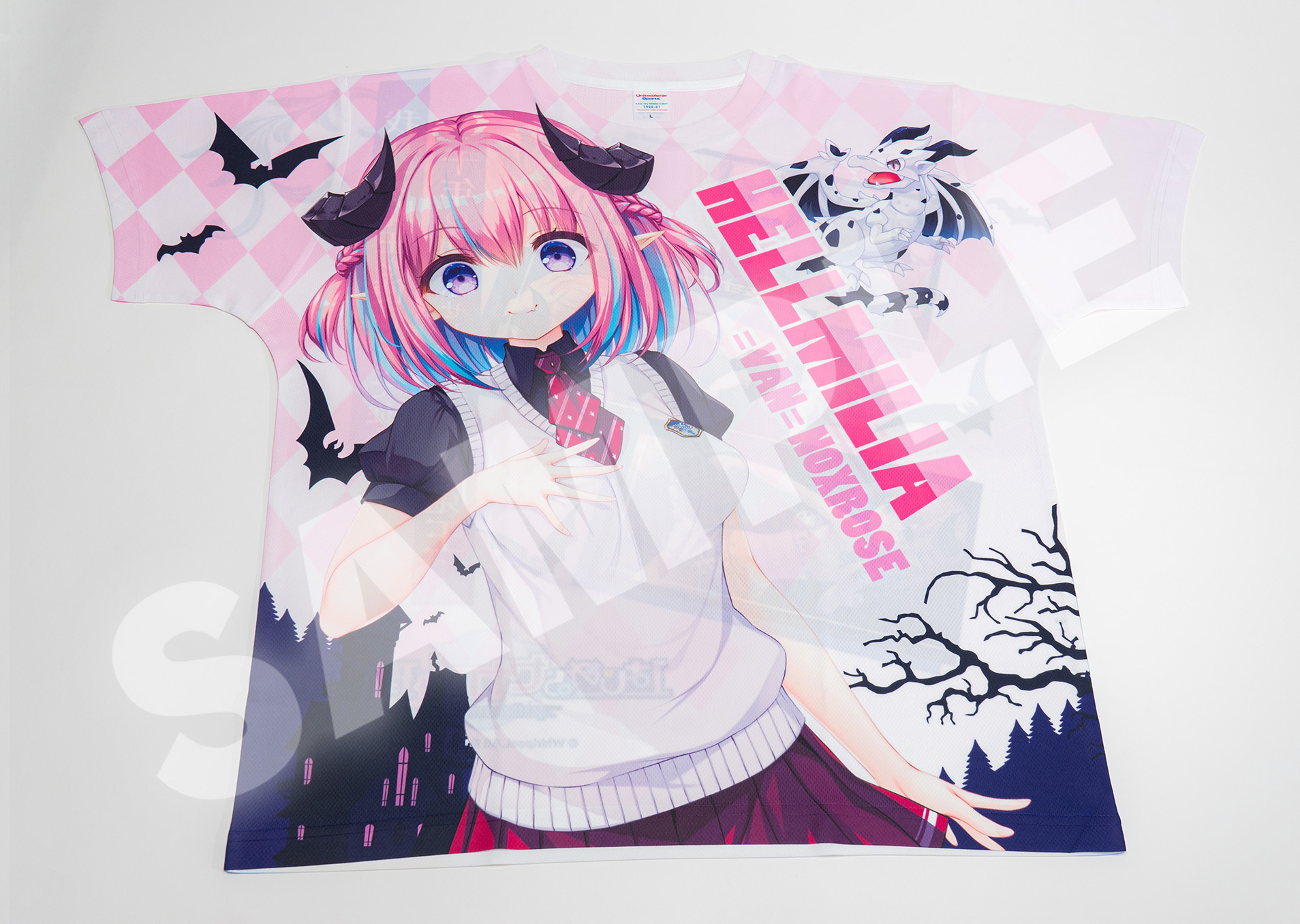 はじめるセカイの理想論】フルグラフィックTシャツ ヘルミリア＝ヴァン