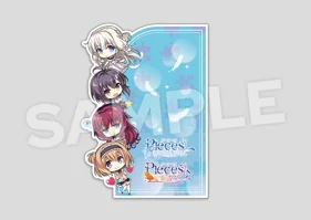 【pieces】アクリル本棚差しプレート