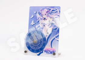 【旭光のマリアージュ】アクリルクロック