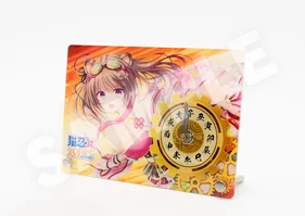 【猫忍えくすはーとSPIN!】アクリルクロック 巻菱 ナナコ
