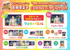 百田夏菜子 （ももいろクローバーZ） 「32! SUNNY PARTY~!!」メモリアルオンラインくじ