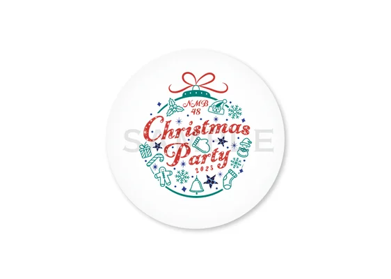 NMB48クリスマスパーティー2025 ロゴ缶バッジ