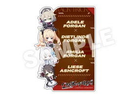 【CRACK≡TRICK!】アクリル本棚差しプレート アデーレ＆ディートリンデ＆エミーリア＆リーゼ