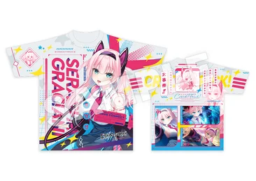 【CRACK≡TRICK!】フルグラフィックTシャツ セラフィナ・グラシャーニ