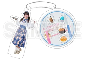 【長月あおいのいたごち】アクスタキーホルダー シャカシャカいただきますver.
